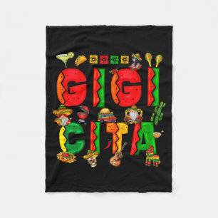 Gigi cita vijf mei feest Mexicaanse familie Fleece Deken