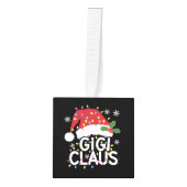 Gigi Claus Kerstverlichting Pyjama Family Matching Decoratie (Voorkant)