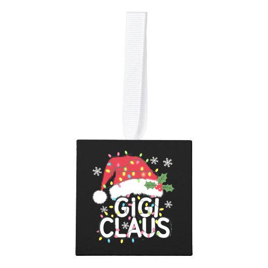 Gigi Claus Kerstverlichting Pyjama Family Matching Decoratie (Voorkant)