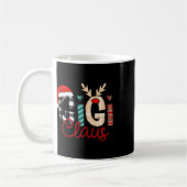 Gigi Claus Rendier Kerstmis Koffiemok (Links)