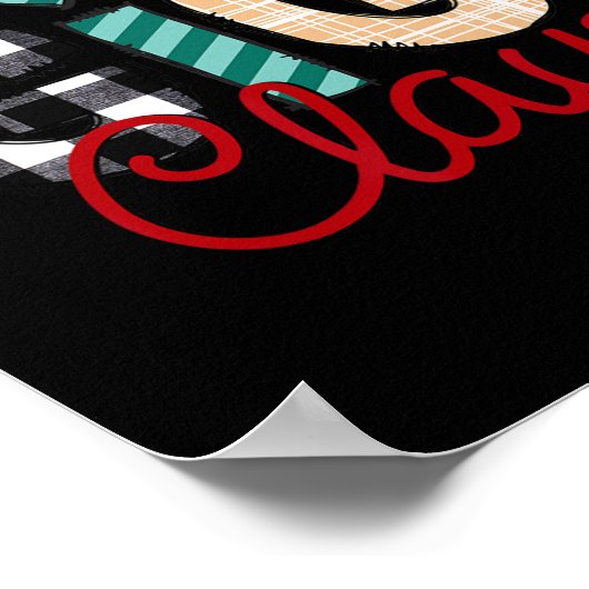 Gigi Claus Rendier Kerstmis Poster (Hoek)