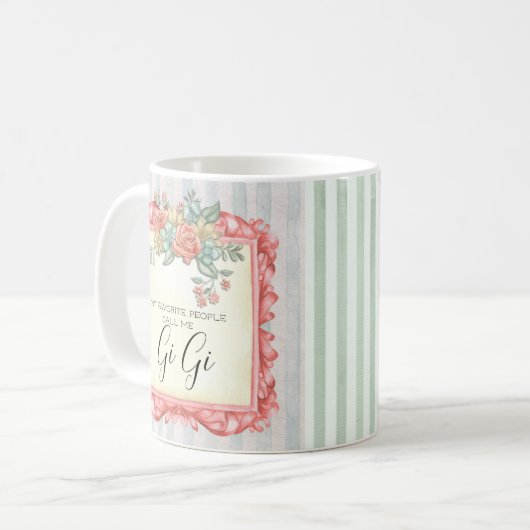 Gigi Coffee Mok - grootoudergeschenk (Voorkant links)