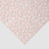 Gigi Collectie Pink Branches Tissue Paper Cream Tissuepapier (Detail)
