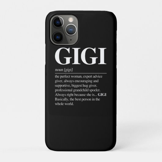 Gigi Definition Grandma Moederdag Gifts Women Case-Mate iPhone Case (Achterkant)