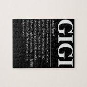 Gigi Definition Grandma Moederdag Gifts Women Legpuzzel (Horizontaal)