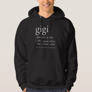 Gigi Definition Grandma Moederdag voor vrouwen 1 Hoodie