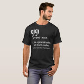 Gigi Definition Grappige Grootmoeder Gift T-shirt (Voorkant volledig)
