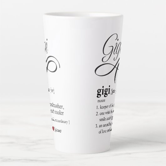 Gigi Definition Latte Mok (Voorkant)