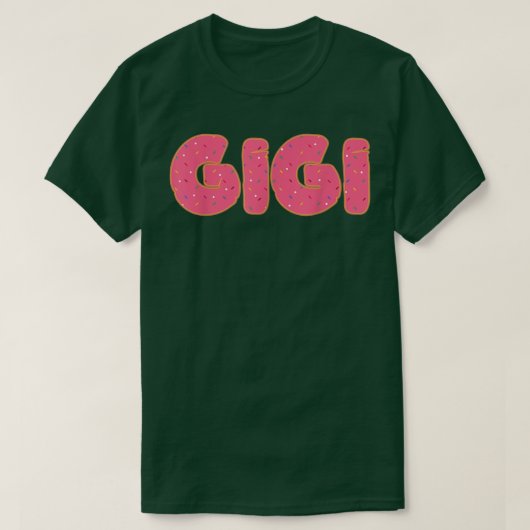 Gigi Donut Grandmoeder Doughnut Lover Party - Cop T-shirt (Design voorkant)