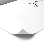 Gigi en mij gepersonaliseerde Afbeelding cadeau vo Poster (Hoek)