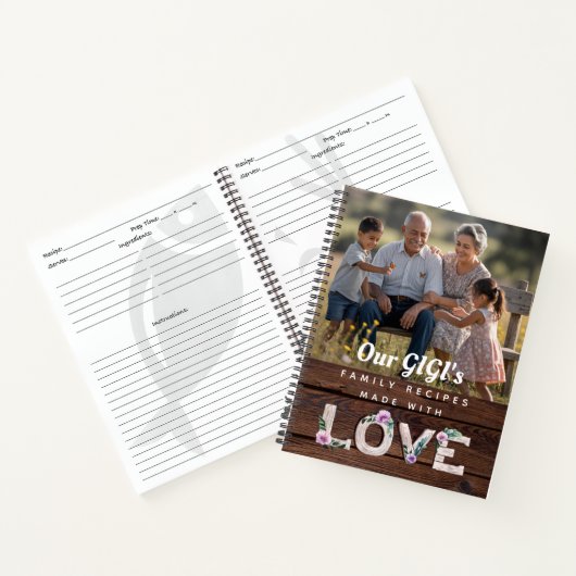 Gigi Family-recepten - Foto en tekst toevoegen Notitieboek (Binnen)
