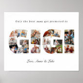 Gigi Fotocollage Erfstuk van Kleinkinderen Poster (Voorkant)