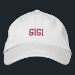 Gigi Geborduurde Pet<br><div class="desc">Cute baseball cap for grandma.</div>