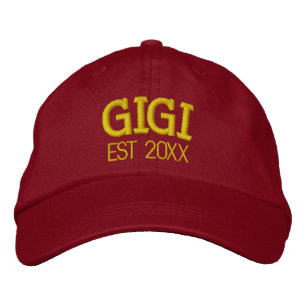 Gigi Gepersonaliseerd Oma Cadeau Aangepaste Tekst Geborduurde Pet