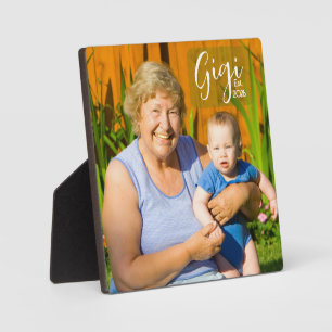 Gigi Gevestigde Foto Cadeau Fotoplaat