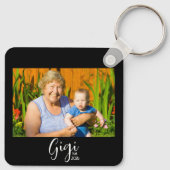 Gigi Gevestigde Fotocadeau  Sleutelhanger (Achterkant)