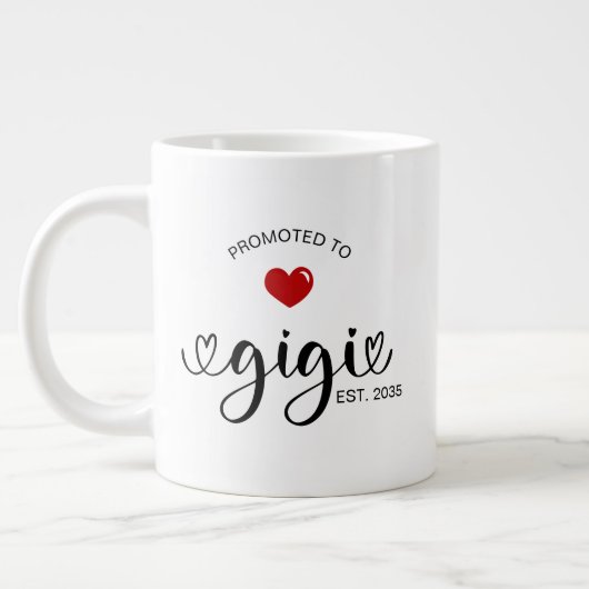 Gigi Gewijzigde Cadeau Voor Oma Grote Koffiekop (Links)