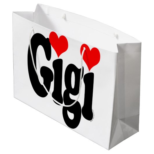 Gigi Gift Bag Large Cadeautasje (Achterkant Gekanteld)