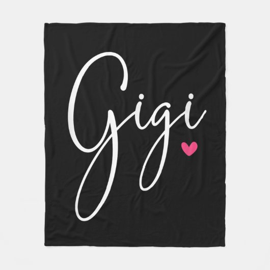 Gigi Gift Women Grandma kerstcadeautjes kleinkinde Fleece Deken (Voorkant)