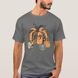 Gigi Grandkids Pumpkin Art T-shirt