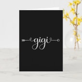 Gigi Grandma Gifts | Grootmoeder als cadeau Kaart (Gele Bloem)