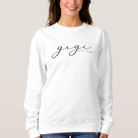 Gigi Grandma Sweatshirt (Voorkant)