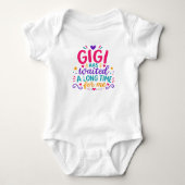 Gigi Has Gewacht Kleurig Baby Bodysuit (Voorkant)