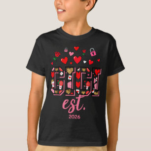 Gigi Is 2026 Valentijnsharten Rozen Grappig Nieuw T-shirt