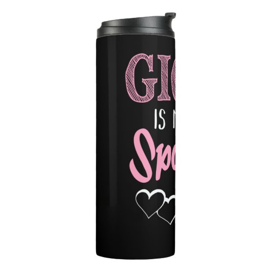 GiGi is mijn naam... is mijn grootmoeder. Thermosbeker (Gedraaid links)