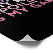Gigi Is My Name Spoiling Is My Game Funny Mothers Poster (Hoek)
