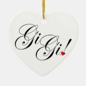 GiGi! Keramisch Ornament (Voorkant)
