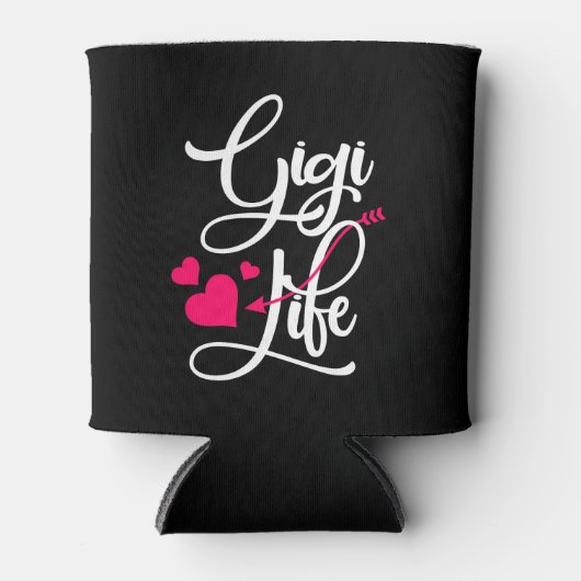 Gigi Life Gift Moederdag Birthday Grandma Blikjeskoeler (Voorkant)