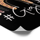 Gigi Life Grandma Cheetah Leopard Women Kerstmis Poster (Hoek)