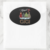 Gigi Lover | Gezegende Gigi Ovale Sticker (Tas)