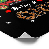 Gigi Lover | Ik hou van een Gigi-kerstboom Poster (Hoek)