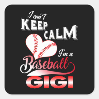 Gigi Lover | Ik kan Calm niet houden, ik ben Baske Vierkante Sticker