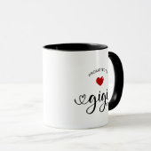 Gigi Nieuwe Oma Cadeau Mok (Voorkant rechts)
