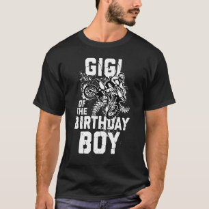 Gigi of The Birthday Boy Motocross Rider Matching T-shirt
