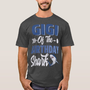 Gigi of the Birthday Boy Shark Ocean Matching Fami T-shirt