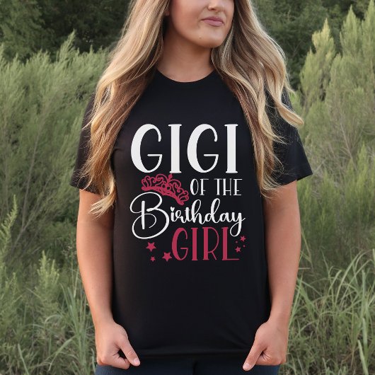Gigi of the Birthday Girl Squad Custom Matching T-shirt