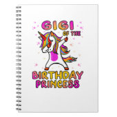 Gigi Of The Birthday Princess Girl - Grandma Dabbi Notitieboek (Voorkant)