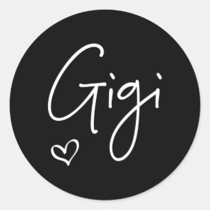 Gigi Oma Moederdag Grootouders Dag Ronde Sticker