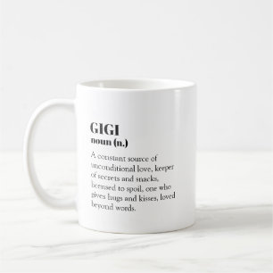 GiGi oma nana definitie woord zelfstandig naamwoor Koffiemok