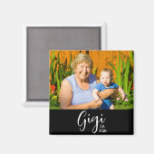 Gigi Opgericht Foto Cadeau Magneet (Voorkant / Achterkant)