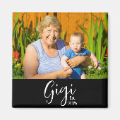 Gigi Opgericht Foto Cadeau Magneet (Voorkant)