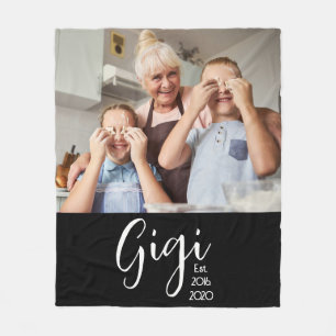 Gigi Opgericht Foto Cadeau Magneet Fleece Deken