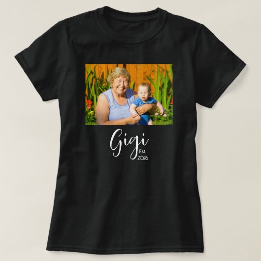 Gigi Opgericht Foto T-shirt (Design voorkant)