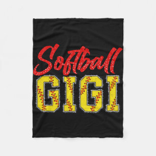 Gigi Retro Groovy Loud Trots Sport Game Catcher Fleece Deken