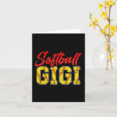 Gigi Retro Groovy Loud Trots Sport Game Catcher Kaart (Gele Bloem)