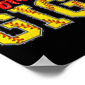 Gigi Retro Groovy Loud Trots Sport Game Catcher Poster (Hoek)